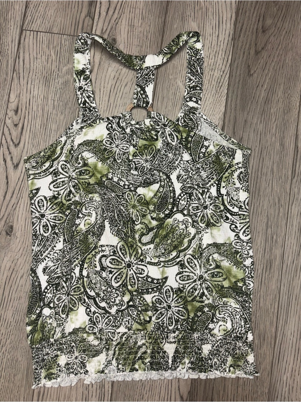 Y2K self esteem crochet trimmed cottage core tank top - Picture 5 of 5